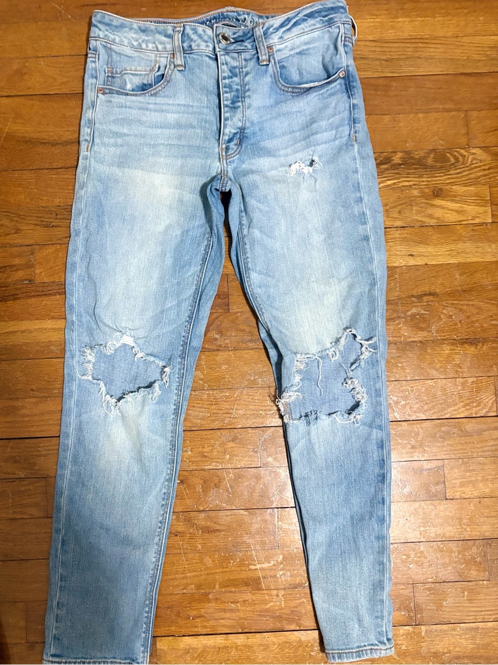 American Eagle Outfitters Light Blue Stretch Jeans